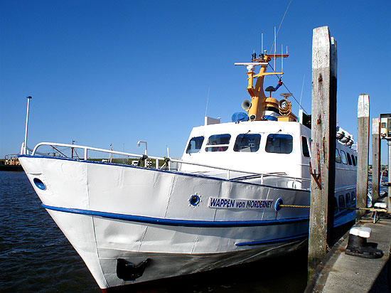 Mit dem Schiff auf Norderney